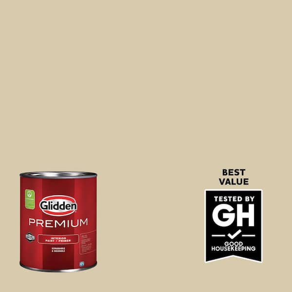 Glidden Premium 1 qt. PPG1103-3 Soft Suede Semi-Gloss Interior Latex Paint