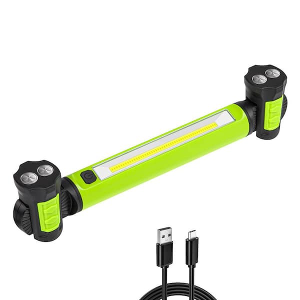 5-Volt 2500 Lumens LED Work Lights, Magnetic Under hood Work Light with Hooks for Car Repairing, Inspection, Workshop