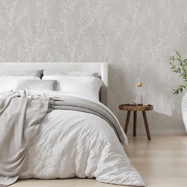 Breeze Sprig Pearl Wallpaper