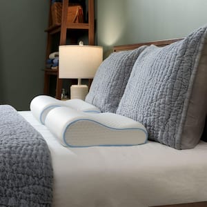 TEMPUR-PEDIC TEMPUR-Neck + Cooling Standard Small-Profile Pillow