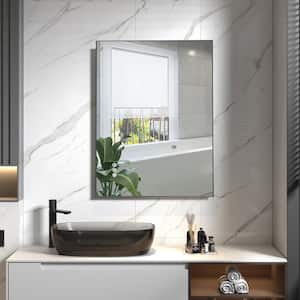 32 in. W x 24 in. H Rectangular Aluminium Framed Dimmable Wall LED Bathroom Vanity Mirror with Back Light in Black