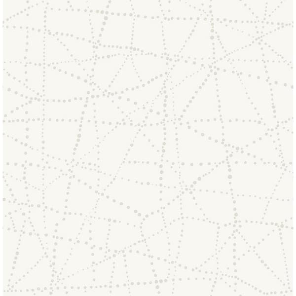 A-Street Prints Alcott Ivory Dotted Wallpaper