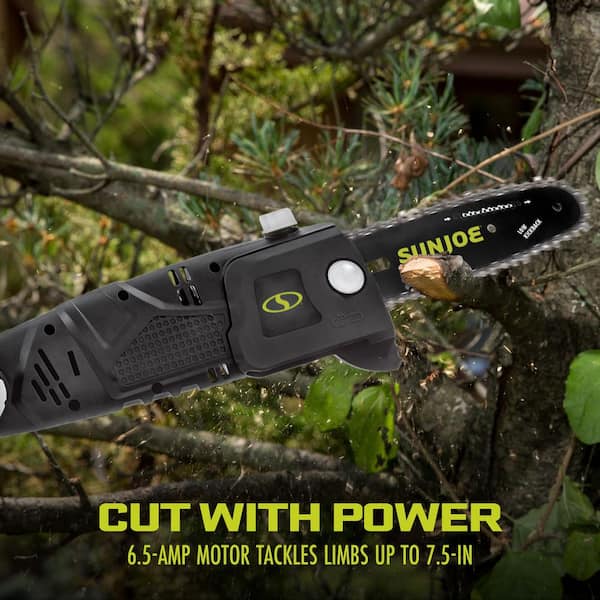Sun Joe 8 in. 6.5 Amp Multi-Angle Telescopic Electric Pole Saw