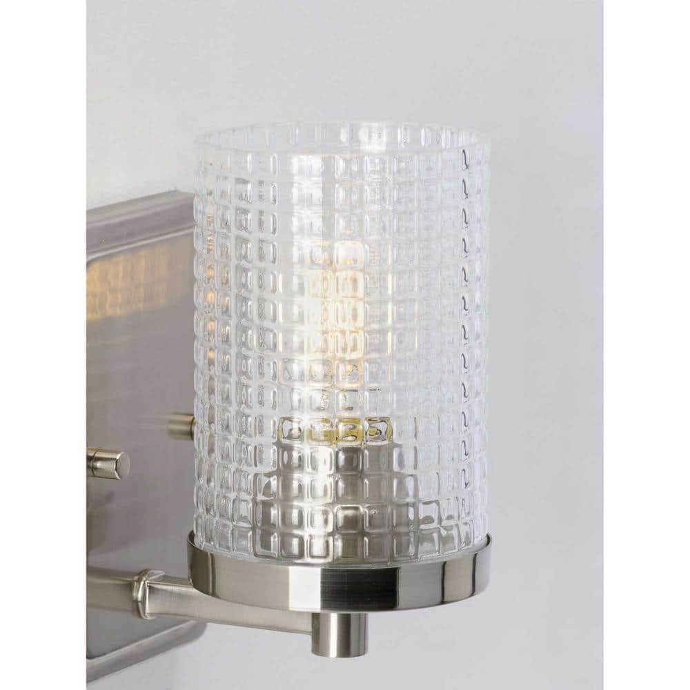 Fawcett Brushed Nickel Dimmable One-Light Bath Sconce