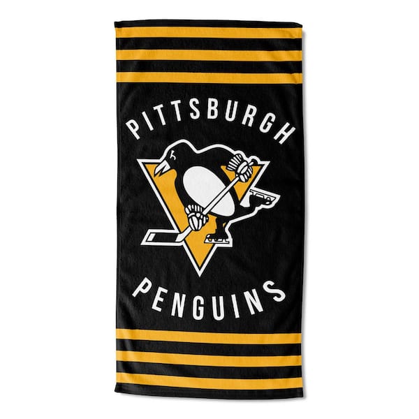 THE NORTHWEST GROUP Penguins Stripes Multi Colored Beach Towel