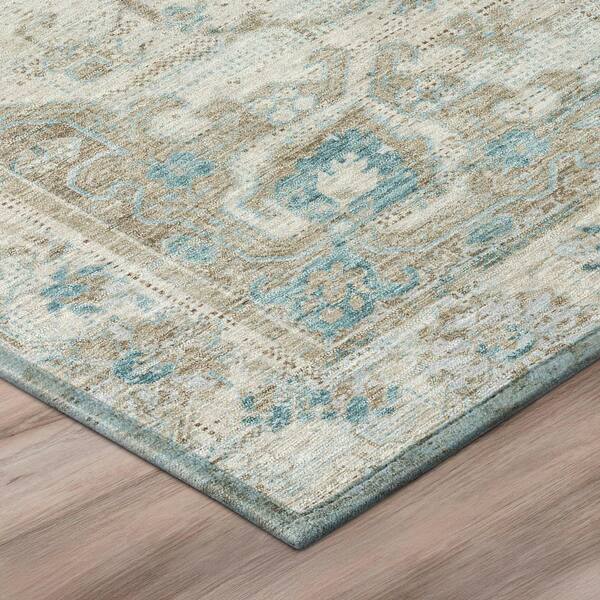 Chantille Machine Washable Indoor/Outdoor Abstract ACN3160 Linen 2 ft. x 3 ft. Accent Rug