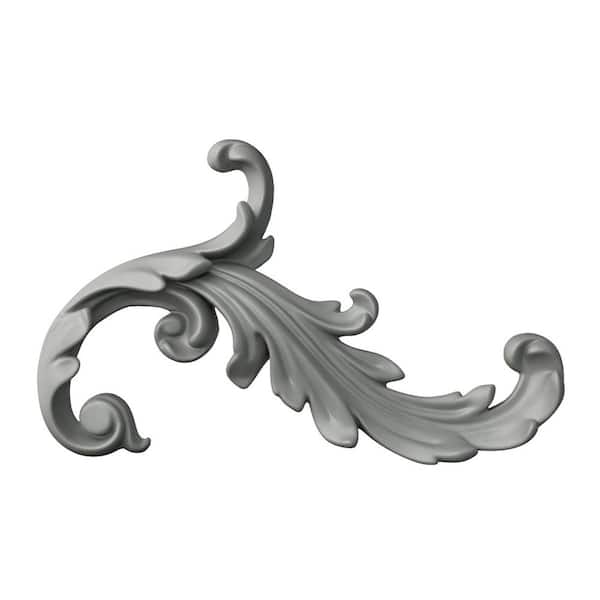 Ekena Millwork 0.88 in. x 4.875 in. x 7.25 in. Polyurethane Applique and Onlay Moulding
