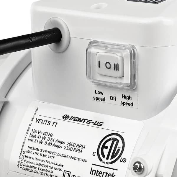 VENTS-US VENTS 880 CFM Power 10 in. Mixed Flow In-Line Duct Fan TT