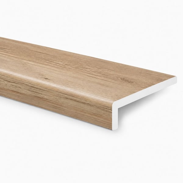 Hickman Coast Pine 4.5 mm T x 11.5 in. W x 47 in. L Luxury Vinyl Eased Edge Stair Tread and Riser (2-Pieces/Case)