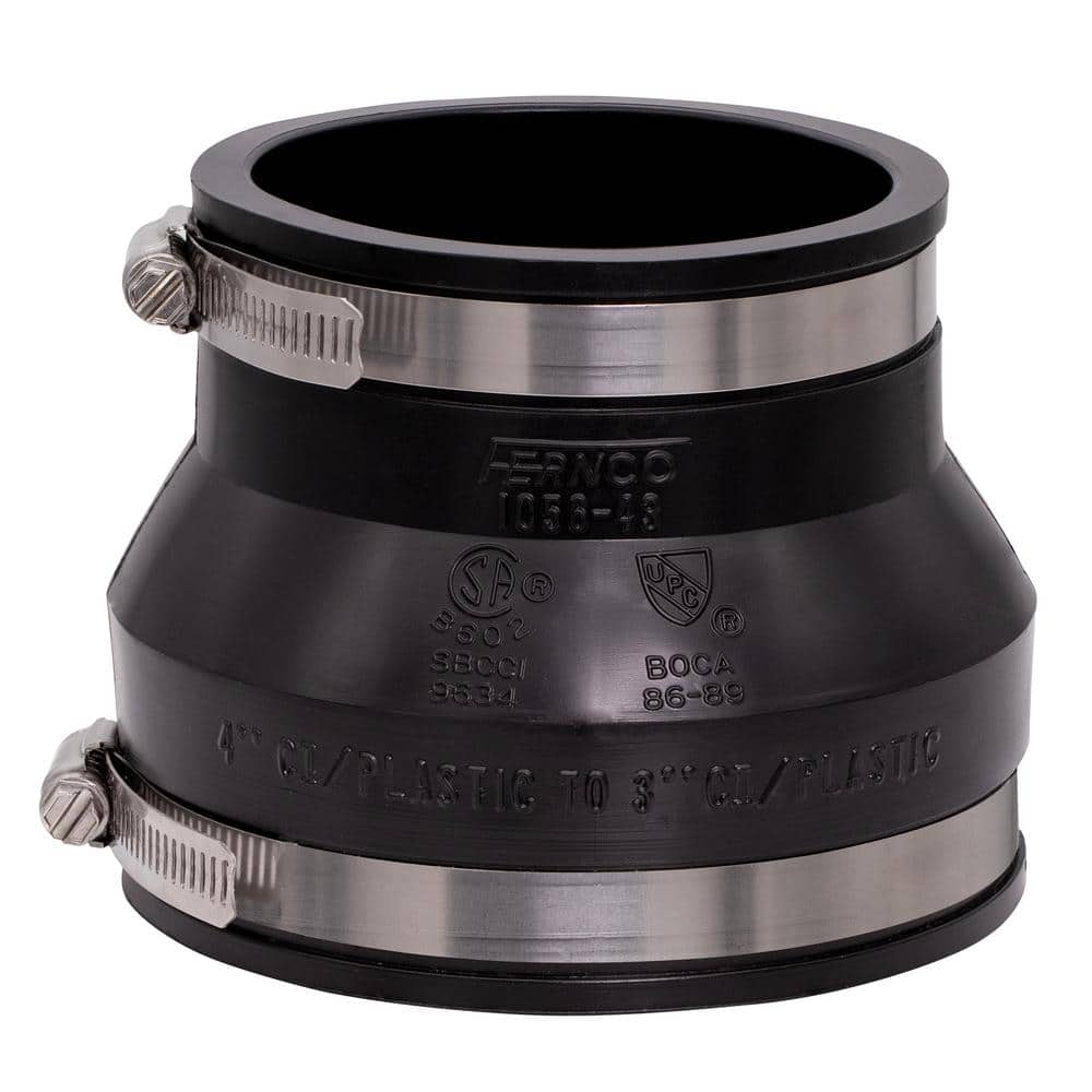4 in. x 3 in. PVC DWV Mechanical Flexible Coupling price history on PriceWatchPro