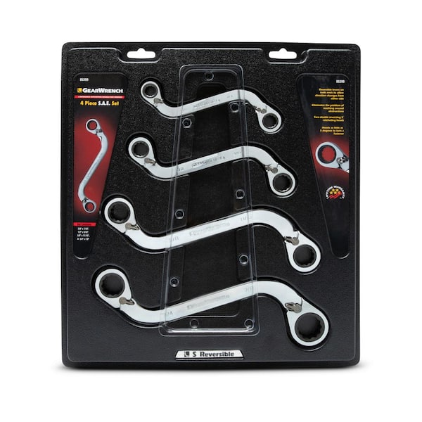 GEARWRENCH 72-Tooth 12 Point SAE Reversible S-Shape Double Box