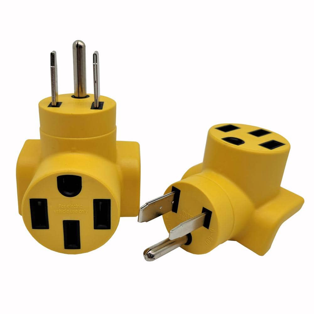 Buy EV Charging Adapter 50 Amp 250Volt Welder 3Prong NEMA 650P Plug to 50 Amp 125/250Volt 4
