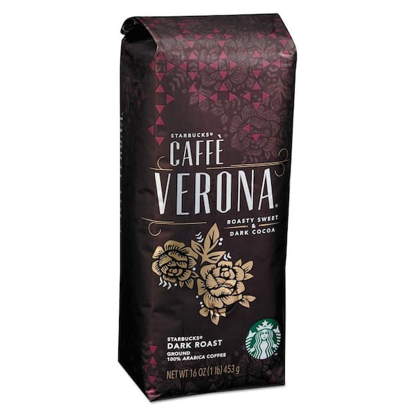 Starbucks 1 lb. Coffee Caffe Verona Coffee Grounds Bag