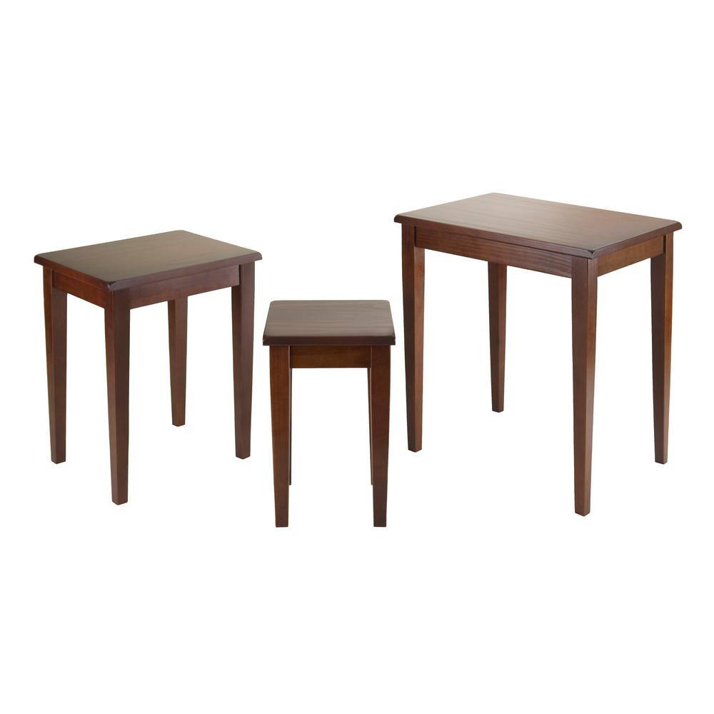 Regalia 3-Piece Nesting Table in Walnut Finish - thumbnail 3