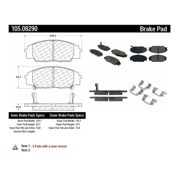 Centric Parts Disc Brake Pad Set