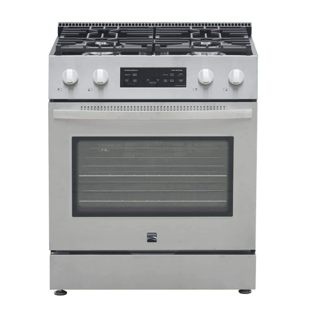 5 cu. ft 4 Burners Freestanding Gas Range in Slate with Convention Stainless steel price history on PriceWatchPro