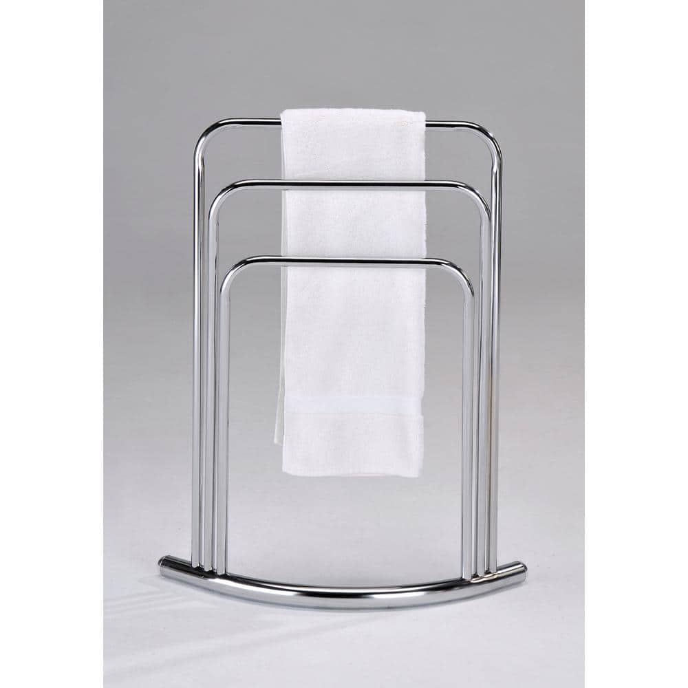 stand alone towel rack