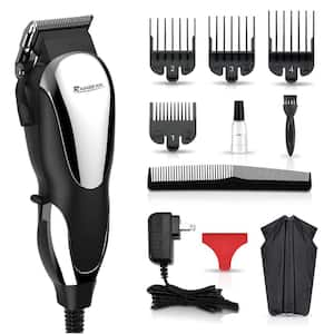 Corded Hair Clippers for Men Complete Hair and Beard Clipping and Trimming Kit with Self-Sharp Stainless Steel Blade