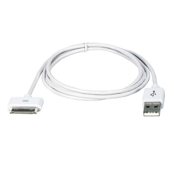 QVS USB Charge and Sync Cable for iPad/iPod/iPhone