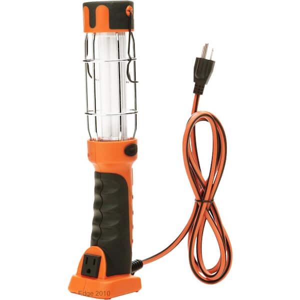 Woods 13-Watt 6 ft. 16/3 SJT Fluorescent Portable Guarded Trouble Work Light with Hanging Hook