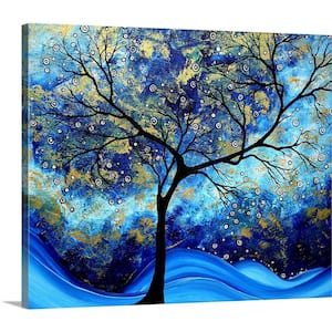 "Blue Design" by Megan Duncanson Canvas Wall Art
