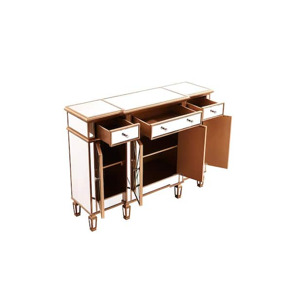 Fortune G1003 floral gold commode