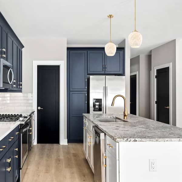 Designers Fountain Dita 60-Watt 1-Light Brushed Gold Transitional Pendant Light with Etched Opal Glass Shade and No Bulbs Included