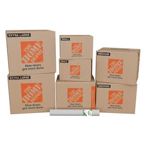 7 Box Bathroom Moving Kit