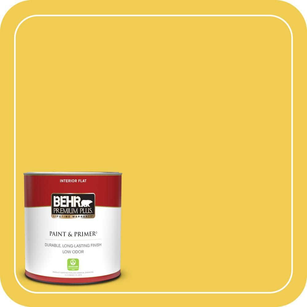 1 qt. #P310-6 Radiant Sun Flat Low Odor Interior Paint & Primer price history on PriceWatchPro