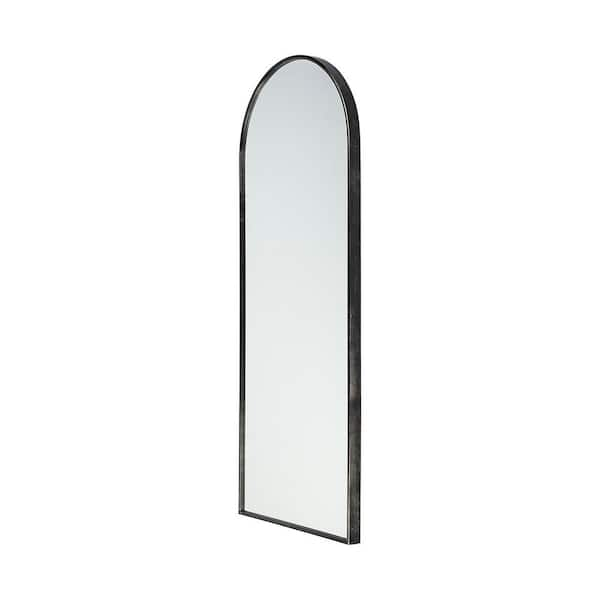 Mercana Oversized Arch Black Classic Mirror (70.0 in. H x 28.0 in. W)