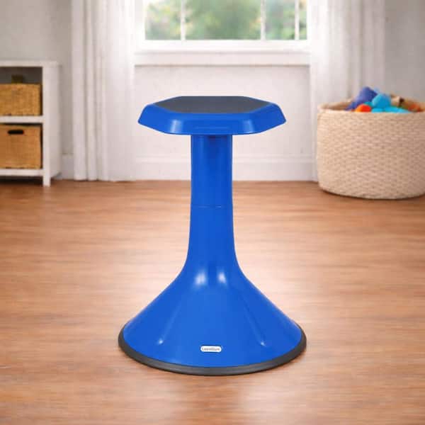 LEARNITURE 15 in. H Black Backless Plastic Active Learning Wobble