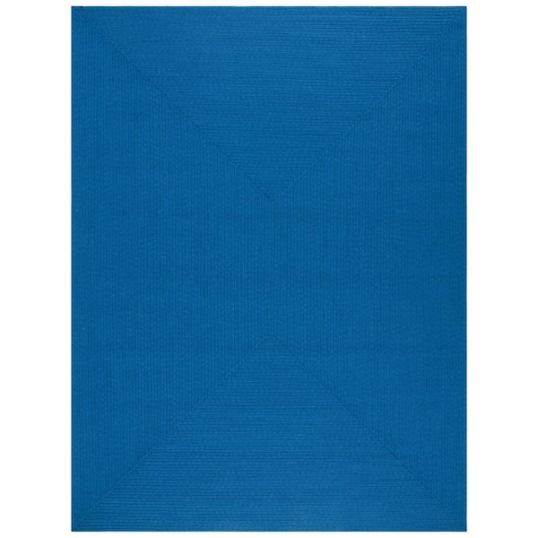 Calais Solid Braid Design Indoor Outdoor Rugs