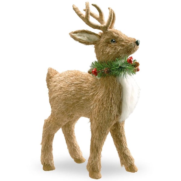 National Tree Company 19 in. Standing Reindeer