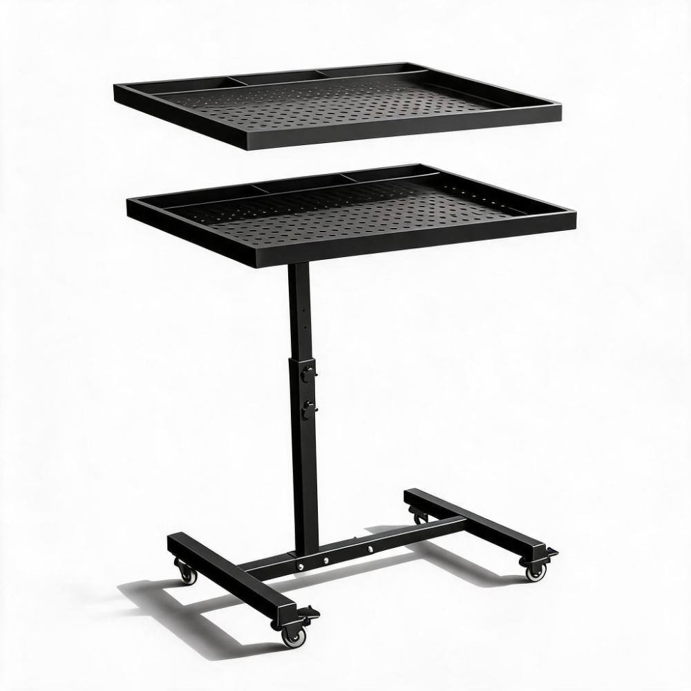 Adjustable Height Rolling Work Table with 220 lb. Capacity, Tool Tray and Locking Casters price history on PriceWatchPro