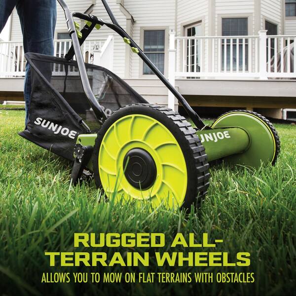 Greenworks Lawn Mower Reel Mowers Sun Joe MJ500M Mow Joe 16-Inch