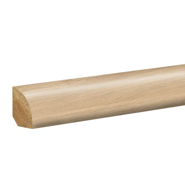 PERFORMANCE ACCESSORIES Chatham 0.62 in. T x 0.75 in. W x 94.5 in. L Textured Wood Look Laminate Moulding/Trim Quarter Round Molding