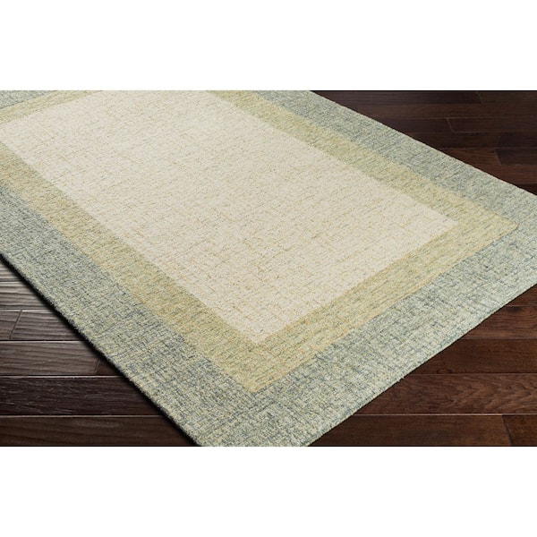 Elena EAE-2302 8 ft. x 10 ft. Handmade Rug, Green