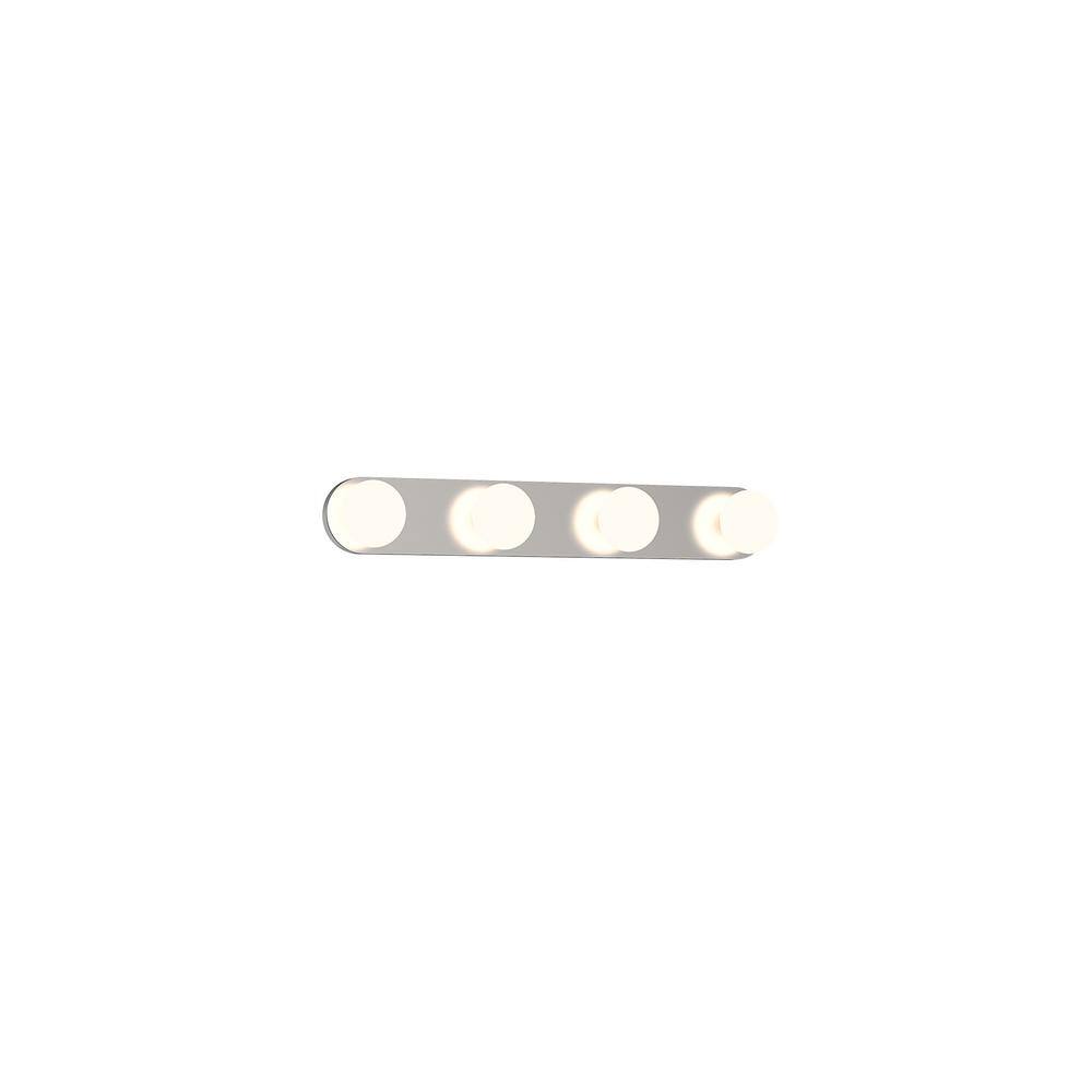Rezz 16'' Brushed Nickel Dimmable LED Vanity Bath Bar
