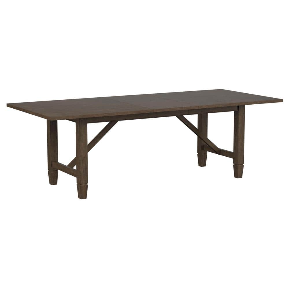 Matisse Rectangular Extendable Brown Mahogany Dining Table