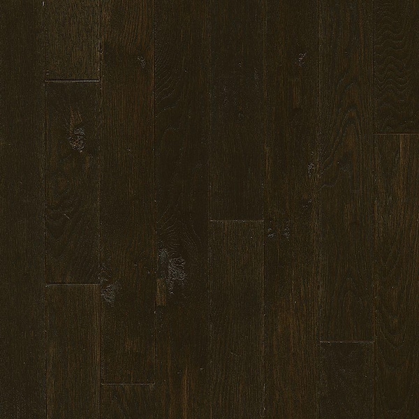 Bruce Plano Oak Espresso 3/4 in. Thick x 3-1/4 in. Wide x Varying Length Scraped Solid Hardwood Flooring (22 sqft / case)