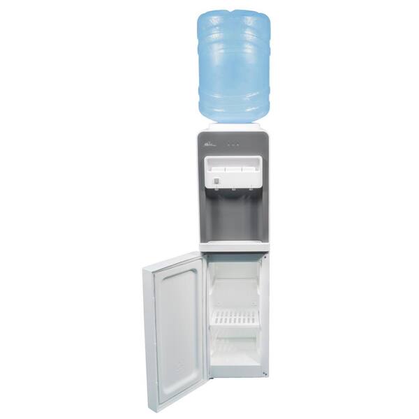 ROYAL SOVEREIGN Hot and Cold Free-Standing Top Load Water Dispenser in White