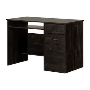 Farnel 44.5 in. Rubbed Black Particle Board Desk