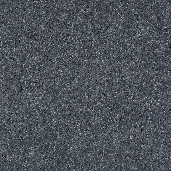 Brave Soul II - Blue Reflection - 15 ft. 44 oz. Polyester Texture Carpet - Installation Required