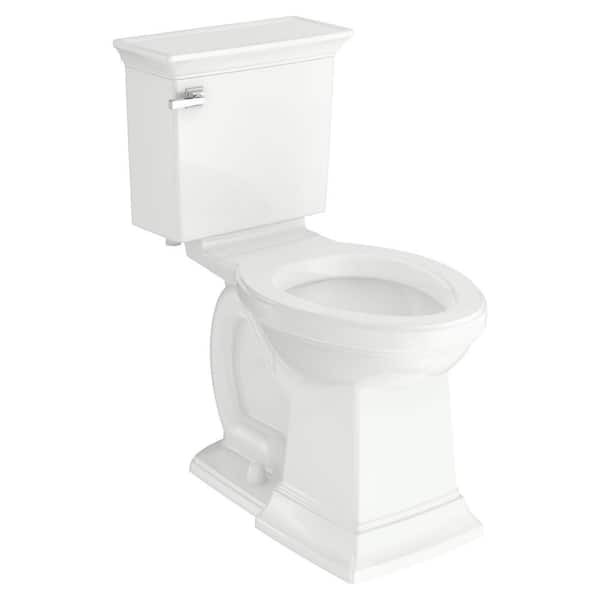 Town Square S 2-Piece 1.28 GPF Single Flush Elongated Toilet in White (Seat Not Included)