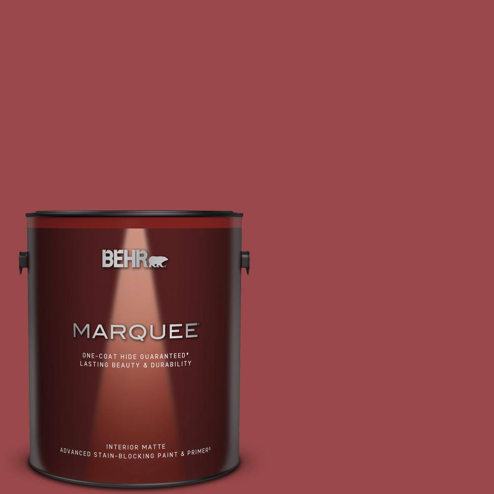 1 gal. #150D-7 Regal Red Matte Interior Paint & Primer