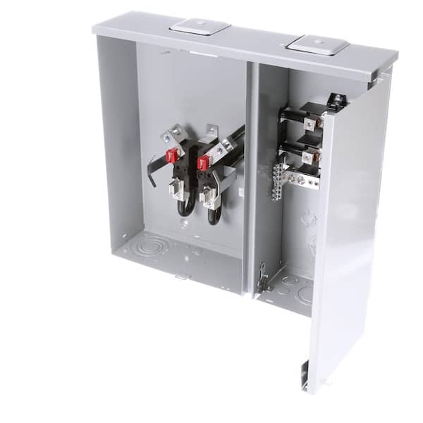 Siemens 200 Amp 4-Space 6-Circuit Side by Side Outdoor Meter Main