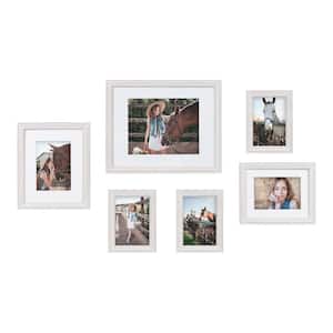11 in. x 14 in. White Picture Frame (Set of 6)