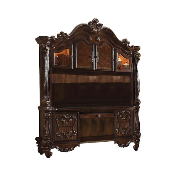 Versailles Computer Desk w/ Hutch (Antique Platinum) by Acme