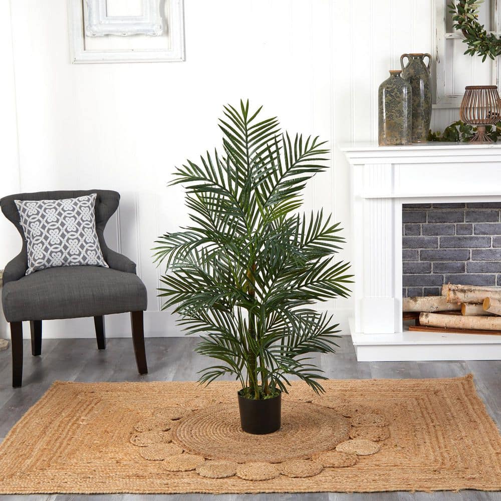 UV Resistant 3.5ft Areca Palm Artificial Floor Plant for Indoor/Outdoor