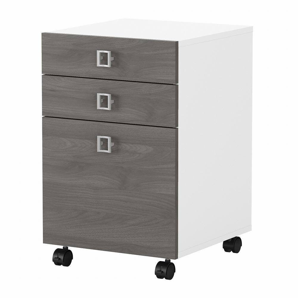 kathy ireland Echo Pure White/Modern Gray 3Drawer Mobile File